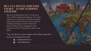 USA Travel Industry Email List