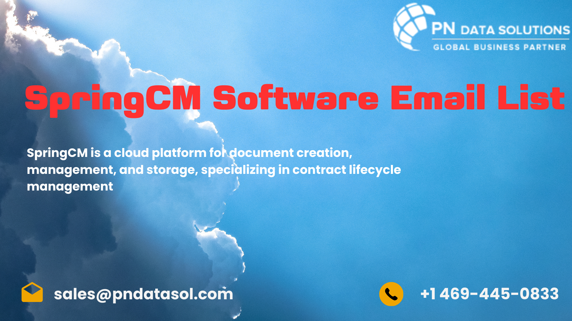 SpringCM Software User Contact & Mailing Lists