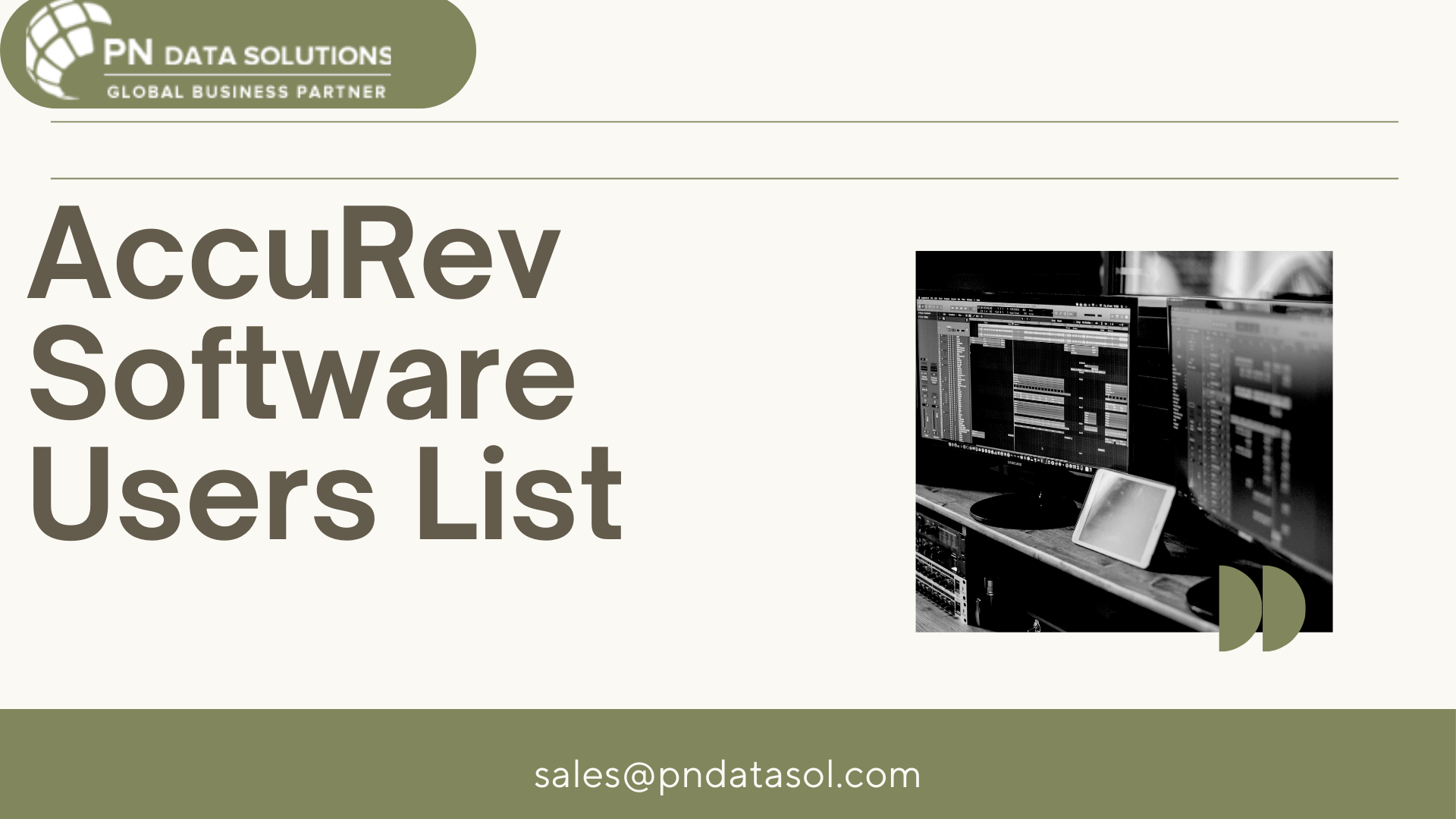 AccuRev Users List: Targeted Leads for DevOps & ALM Solution Providers.