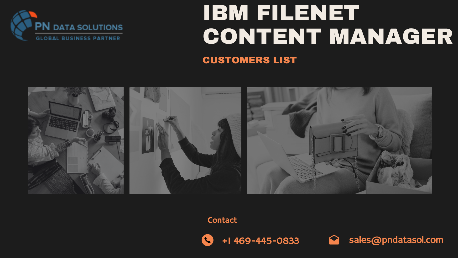 Best IBM FileNet Content Manager Customers List – PN Data Solutions Inc.