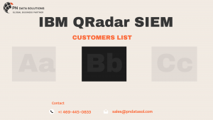 IBM QRadar SIEM Customers List