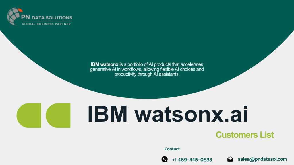 IBM watsonx.ai Customers List