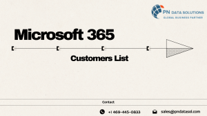 Microsoft 365 Customers List