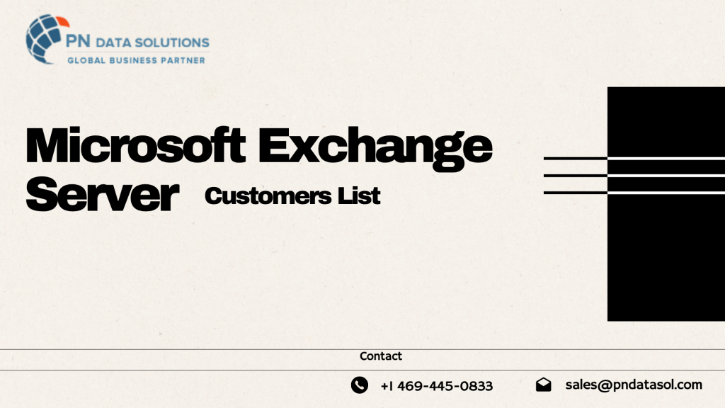Microsoft Exchange Server Users List
