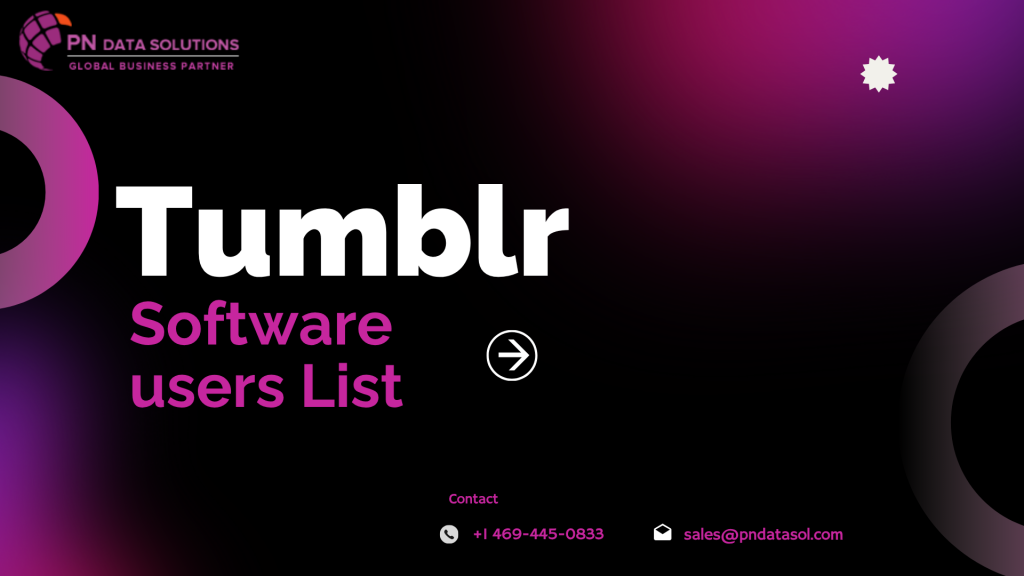 Tumblr Software Customers List