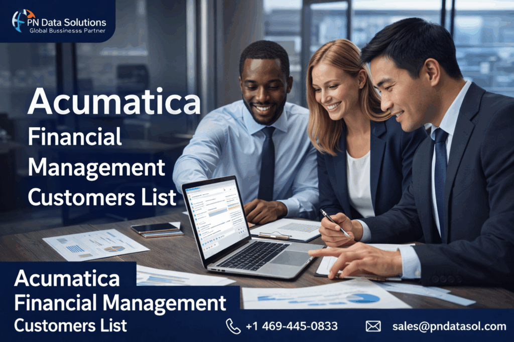 Acumatica Financial Management Customers List