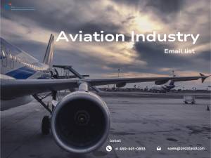 Aviation Industry Email List – Connect With Aerospace Decision-Makers