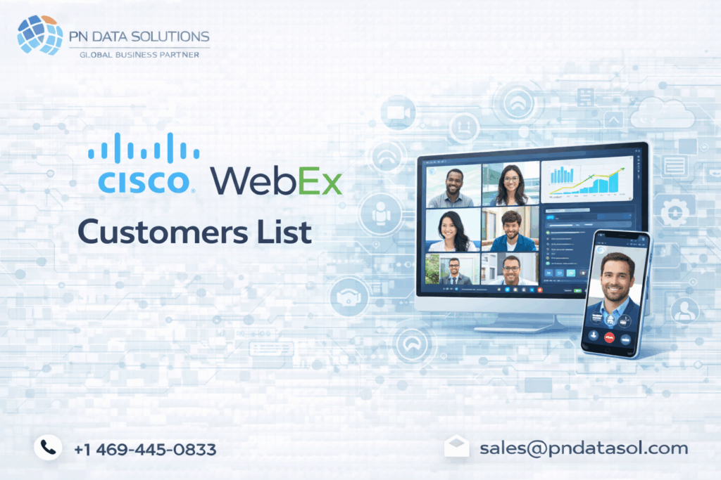 Cisco WebEx Customers List