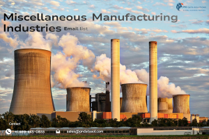 Miscellaneous Manufacturing Industries Email List | PN Data Solutions Inc