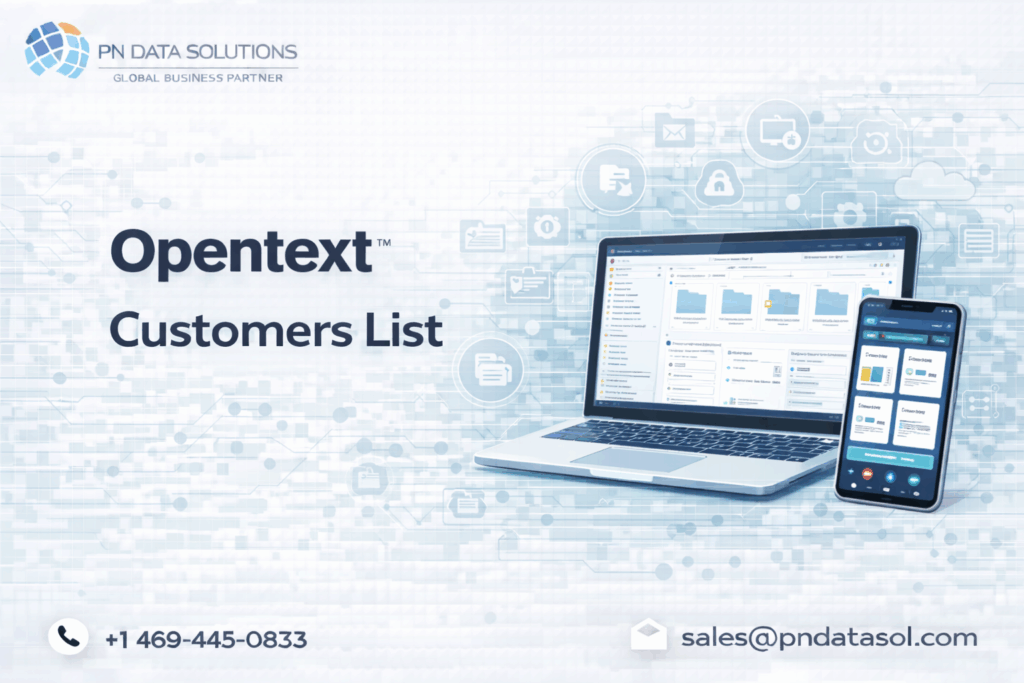 OpenText Customers List