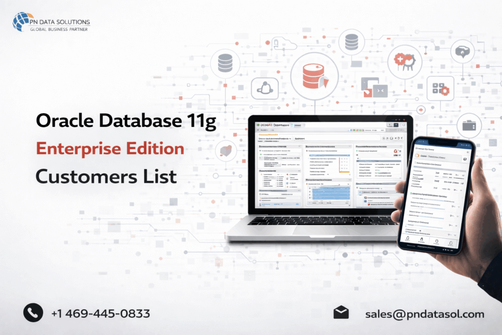 Oracle Database 11g Enterprise Edition Customers List
