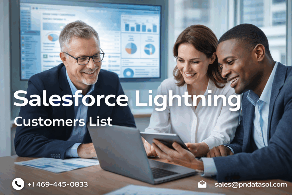 Salesforce Lightning Customers List