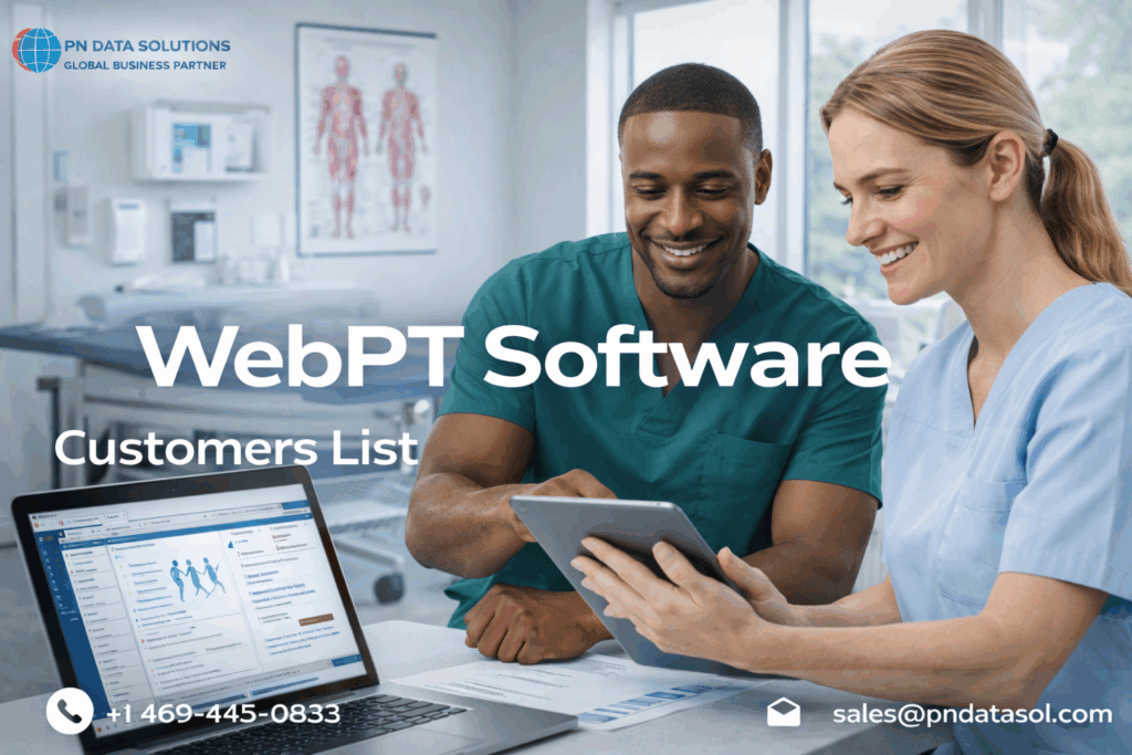 WebPT Software Customers List