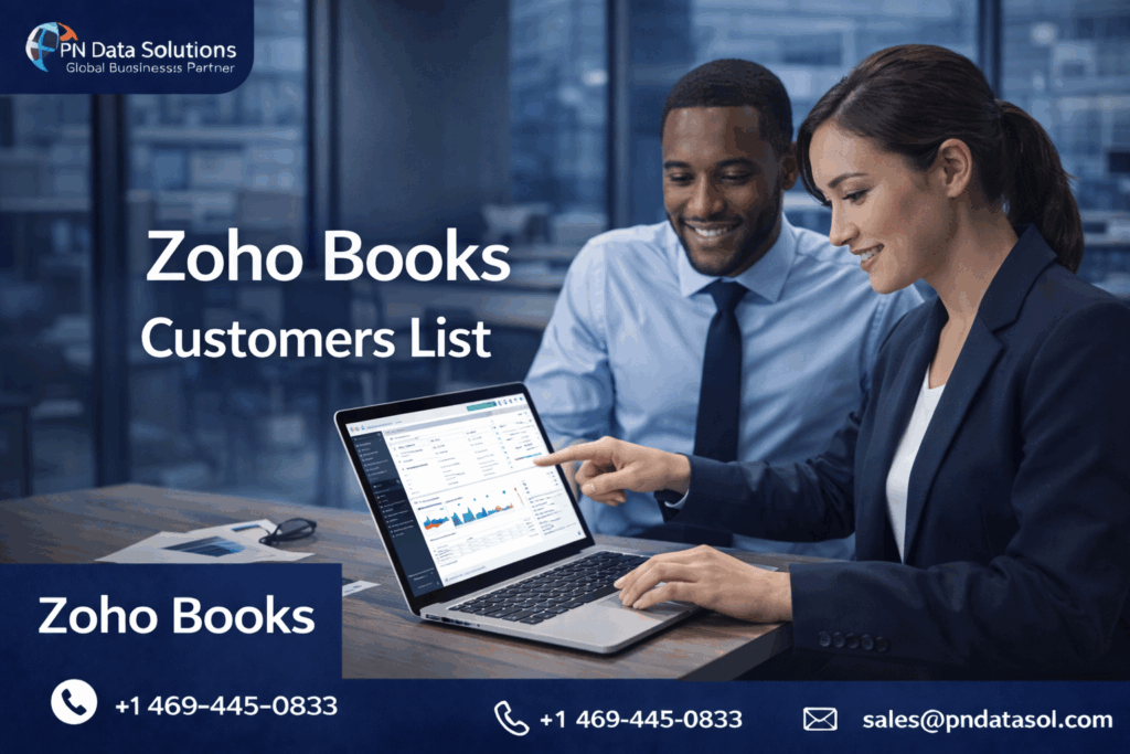 Zoho Books Customers List