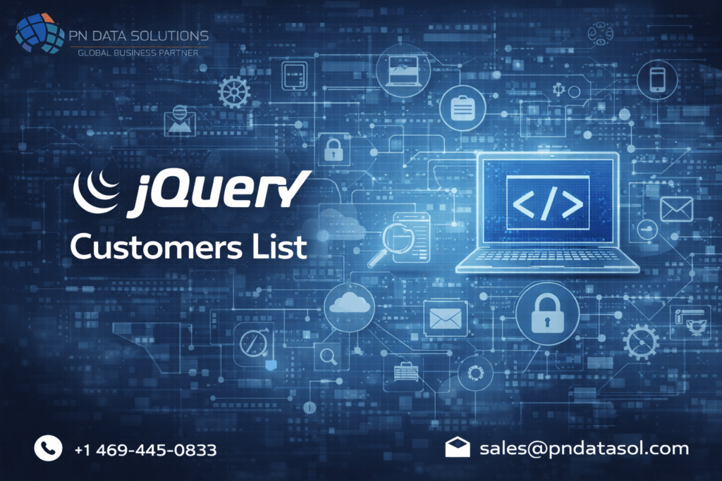 jQuery Customers List
