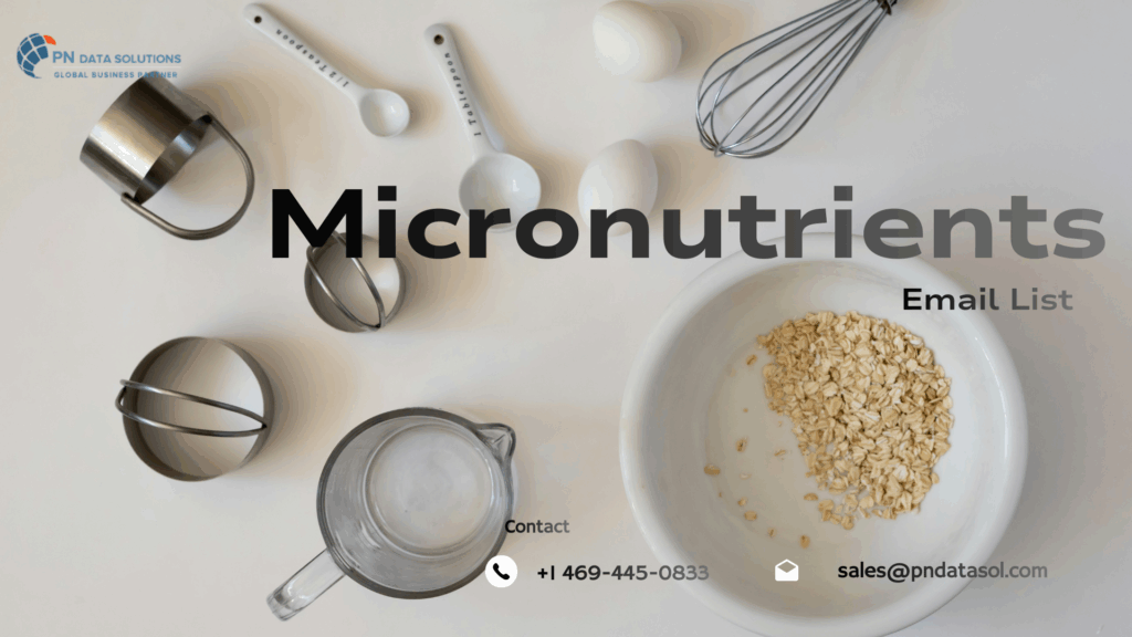Micronutrients Email List