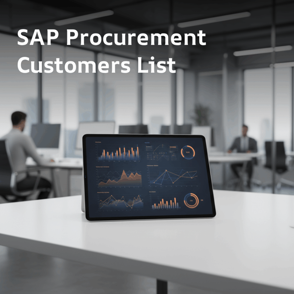 SAP Procurement Customers List