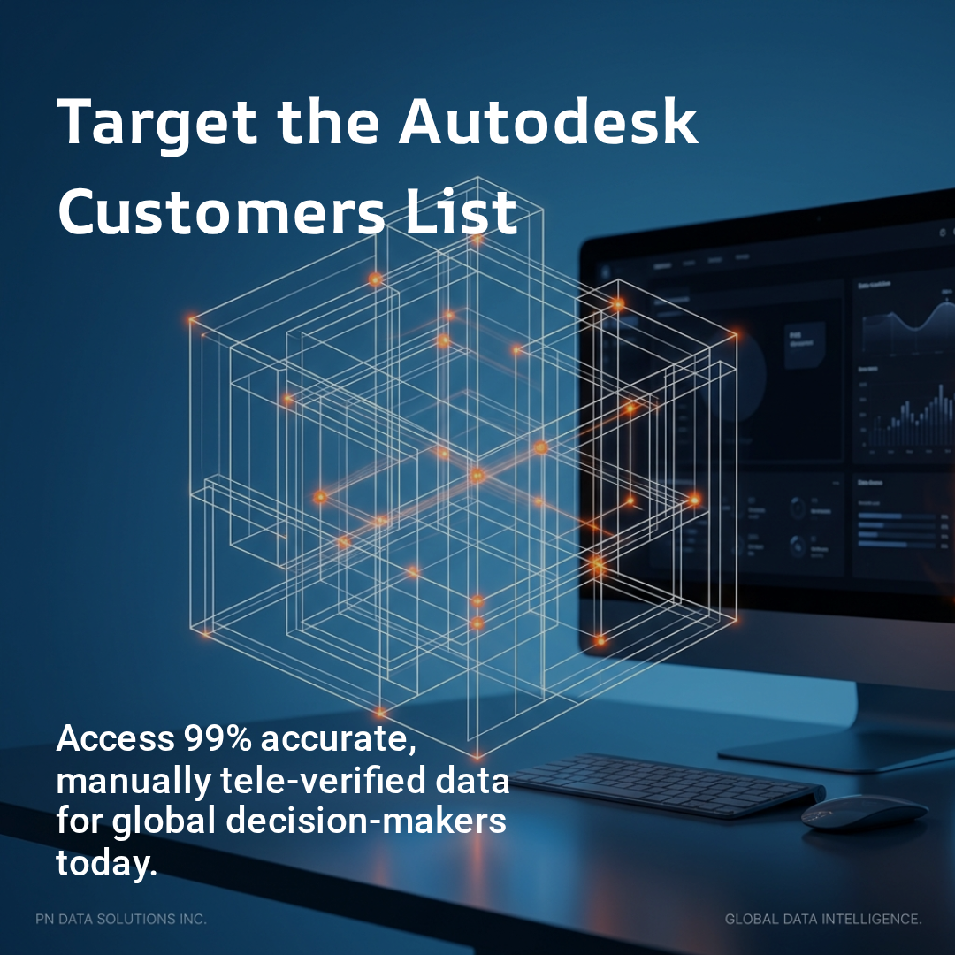 Best Autodesk Customers List – Verified CAD & Design Software Leads
