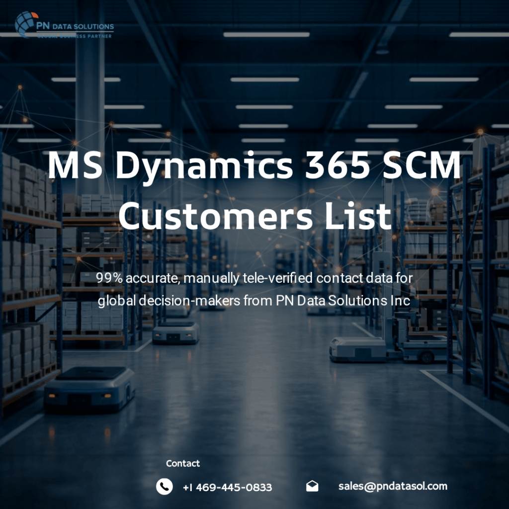 MS Dynamics 365 SCM Customers List