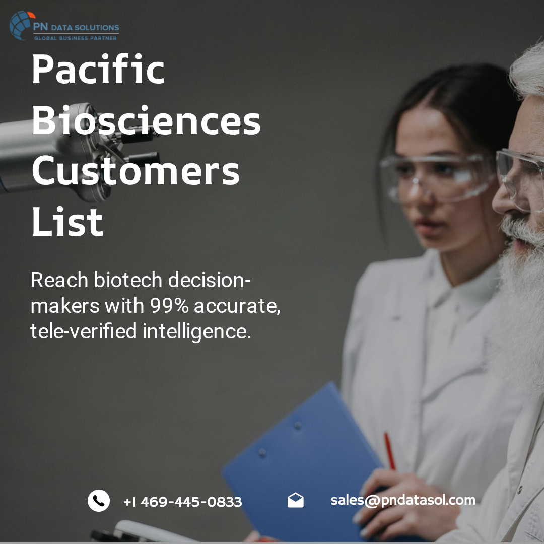 Best Pacific Biosciences Customers List – Verified Genomics & Life Sciences Leads