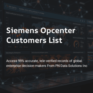 Siemens Opcenter Customers List