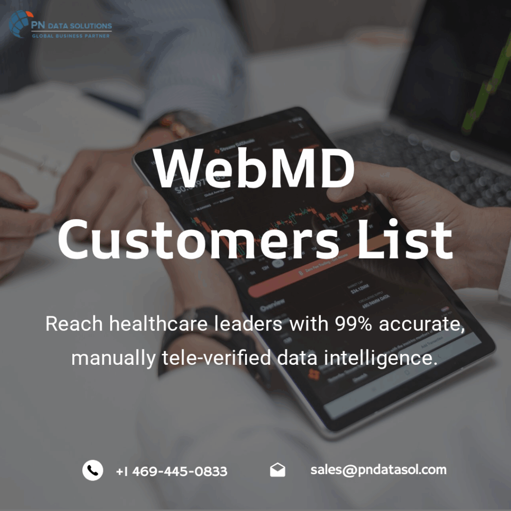 WebMD Customers List