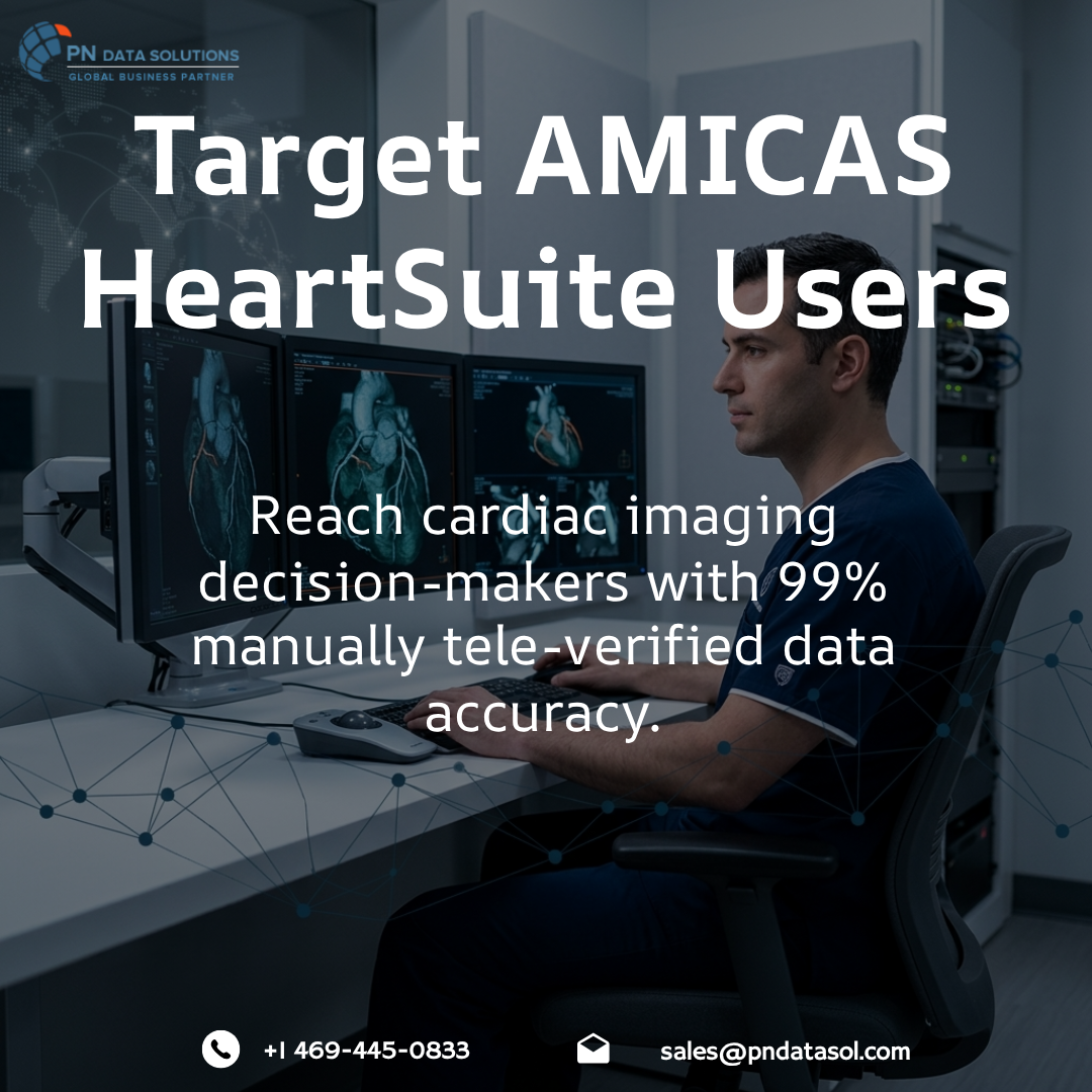 Best AMICAS HeartSuite Customers List – Verified Cardiology Imaging Leads