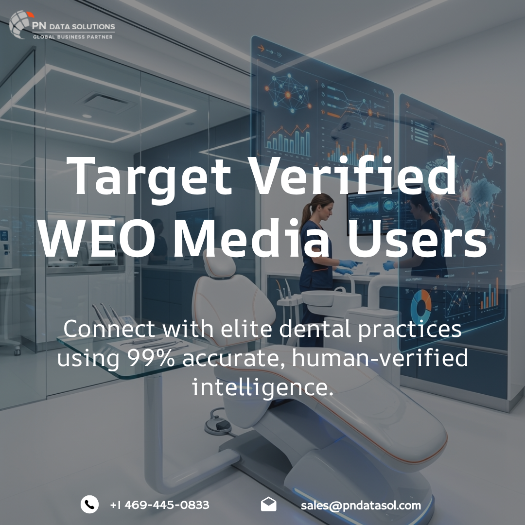 Best WEO Media Customers List – Verified Dental Marketing Leads Database