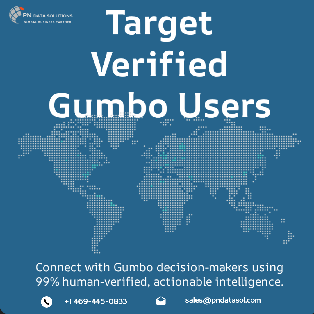 Best Gumbo Customers List – Generate High-Quality Technology Sales Leads