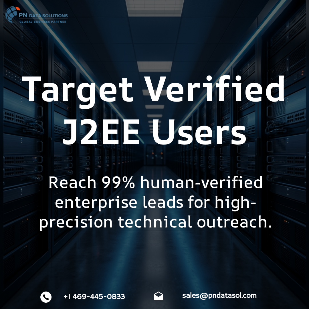 Best J2EE Customers List | Verified Java Enterprise Users Database